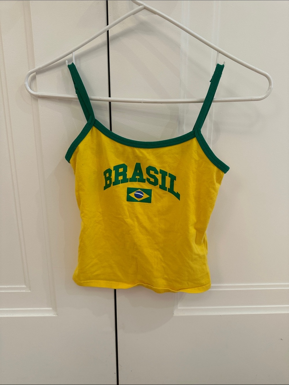 Edikted Yellow & Green Brasil Tank Top